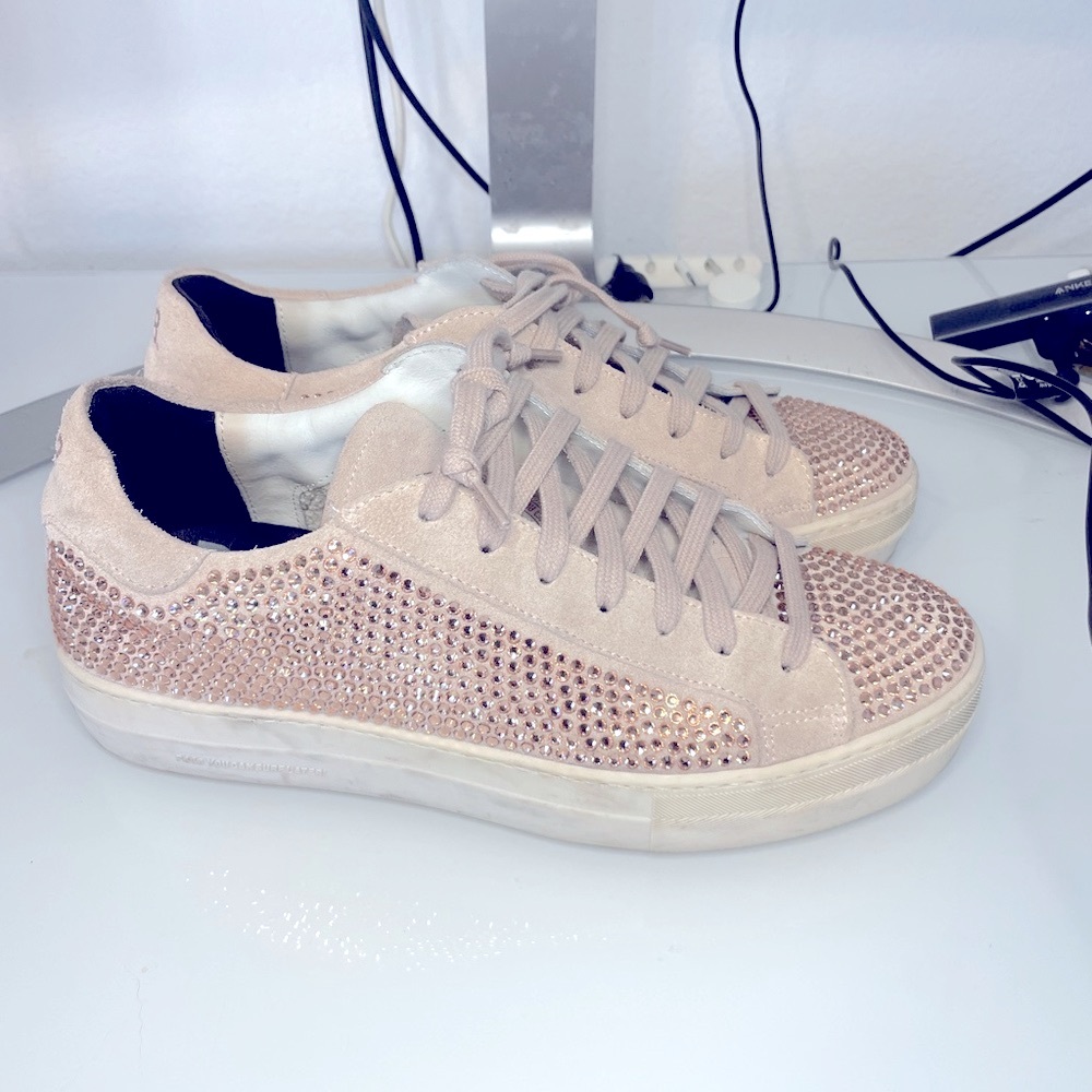 P448 Thea Platform Crystal Pink Womens Size EU 41 Low Top Shoes